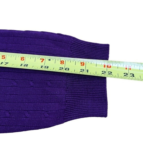 BIANCA Nygard Petite Long Sleeve Silk Cotton Blend Sweater EUC - Picture 9 of 9